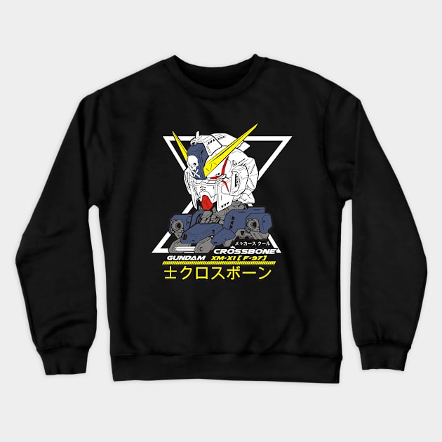 GUNDAM CROSSBONE Crewneck Sweatshirt by Mexha_project